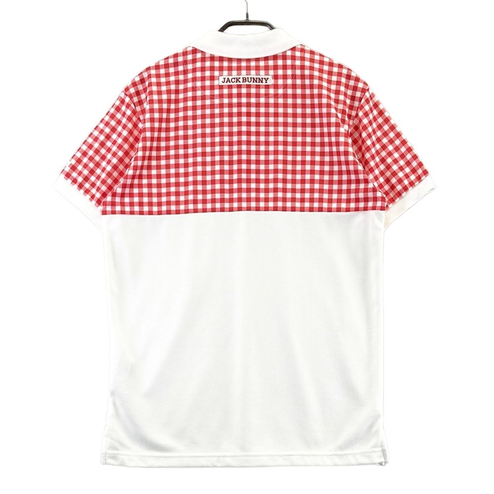 サイズ：4 JACK BUNNY ジャックバニー 半袖ポロシャツ チェック柄