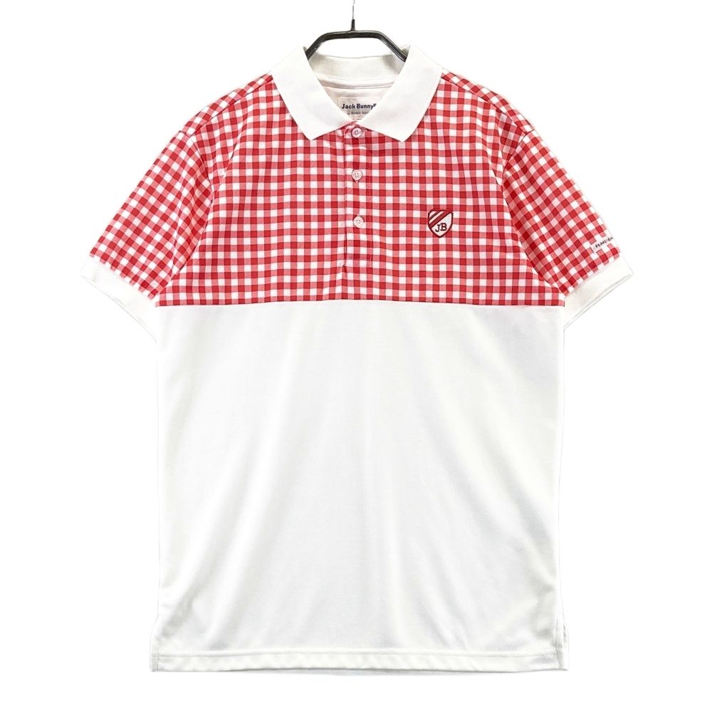 サイズ：4 JACK BUNNY ジャックバニー 半袖ポロシャツ チェック柄