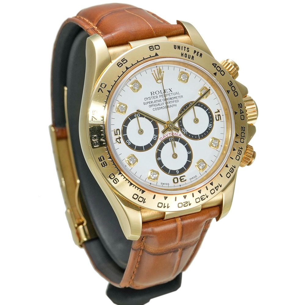 ニモ☆ デイトナ 8Pダイヤモンド N番 箱・1993年保証書付き Ref.16518G 中古品