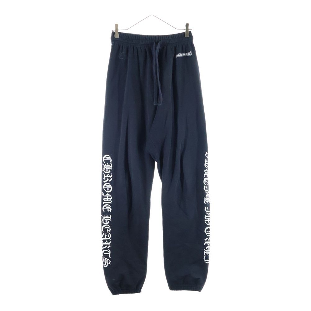 クロムハーツ サイズ:XL  SWEAT PANTS サイドロゴプリントロングパンツ 中古 OK15 CHROME HEARTS (クロムハーツ) SWEAT PANTS サイドロゴプリントロング