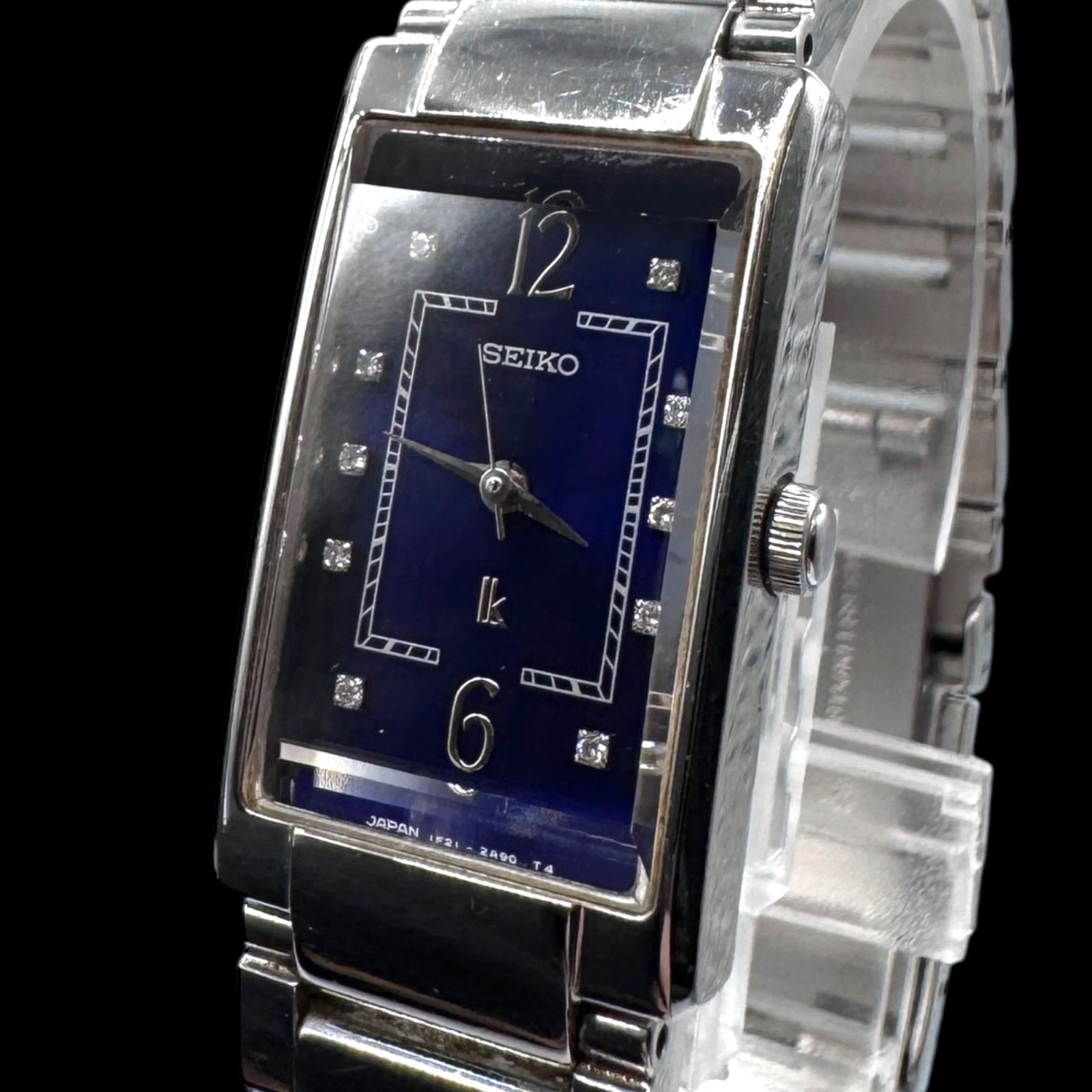 新品電池稼働 SEIKO セイコー LUKIA ルキア 10P 石付き 1F21-5E20