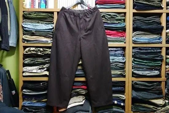 ユニクロ U Uniqlo ブラッシュド スウェット ワイド パンツ ダーク ブラウン M