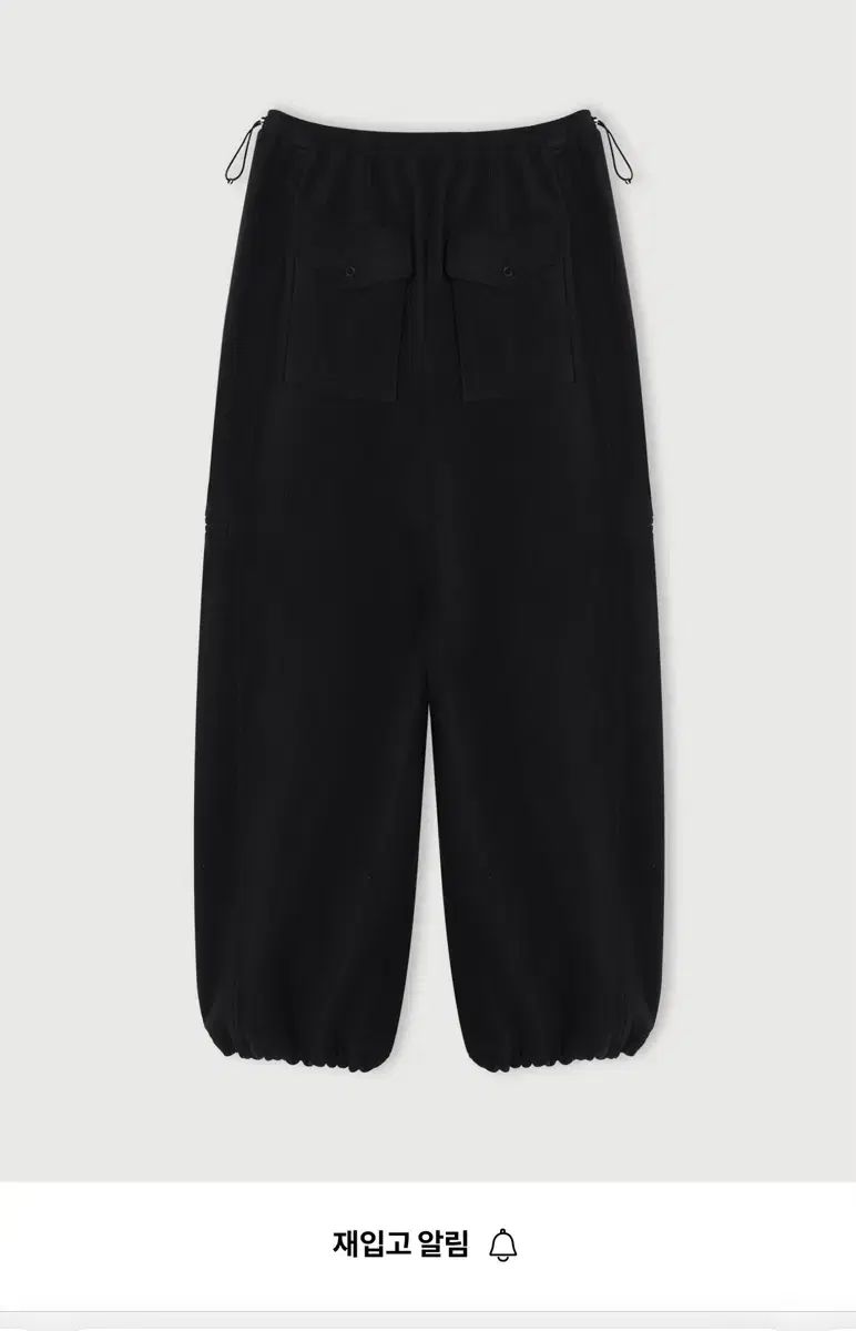 新 エートス フリース パンツ ブラック m