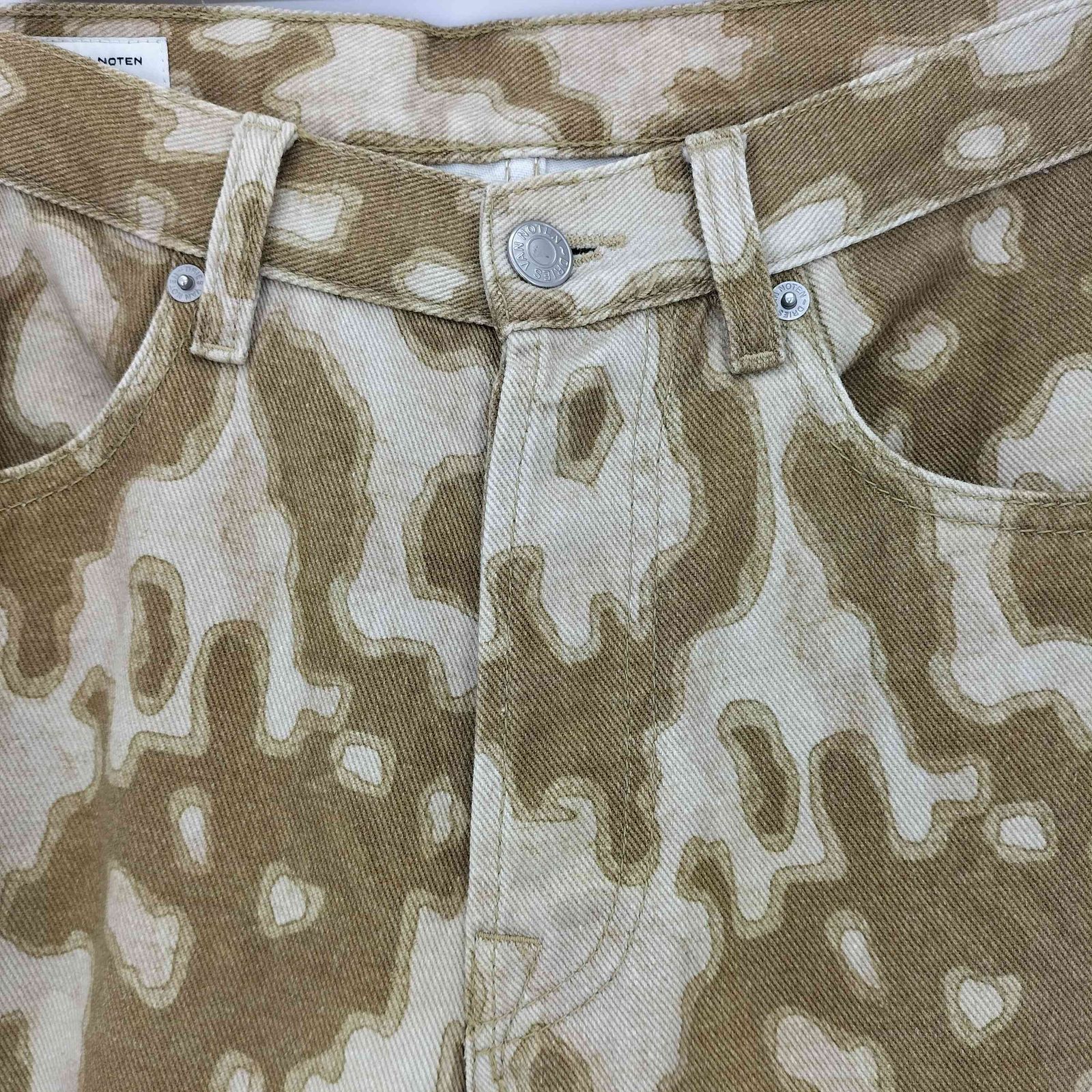 ドリスヴァンノッテン DRIES VAN NOTEN 13SS カモ柄 ストレート デニム