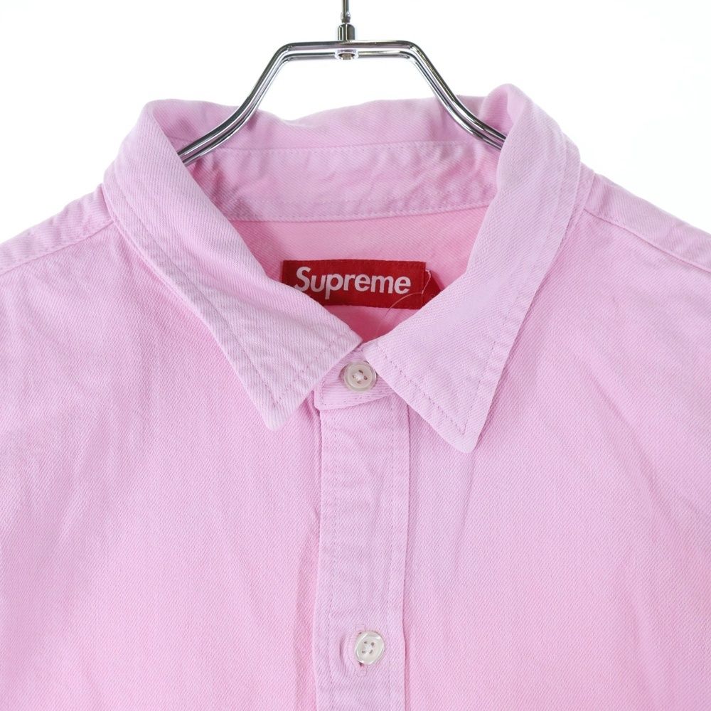 XL】Loose fit S/S Denim Painter Shirtピンク Supreme - 【XL】Loose