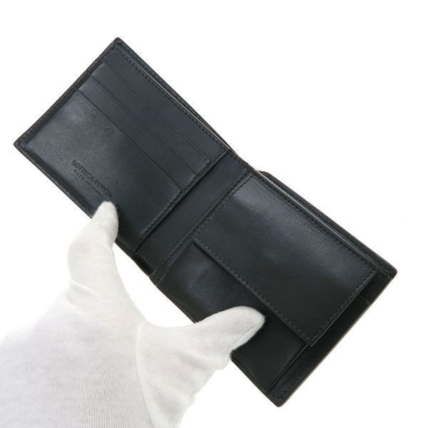 ボッテガヴェネタ カセットコインパース付き二つ折りウォレット Bランク