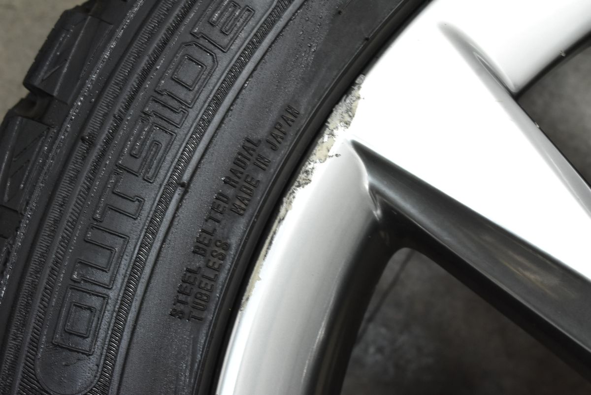  ハイグロス レクサス LS 600 h バージョンL オプション 18 in 7 5 J 32 PCD 120 ダンロップ 235 50 R 460 ノイズリダクション 18インチ タイヤ ホイールセット