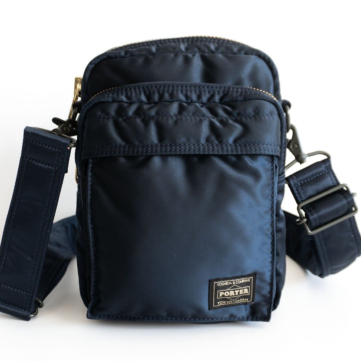 PORTER BAG TANKER ポーター ショルダーバッグ ナイロン アイアンブルー