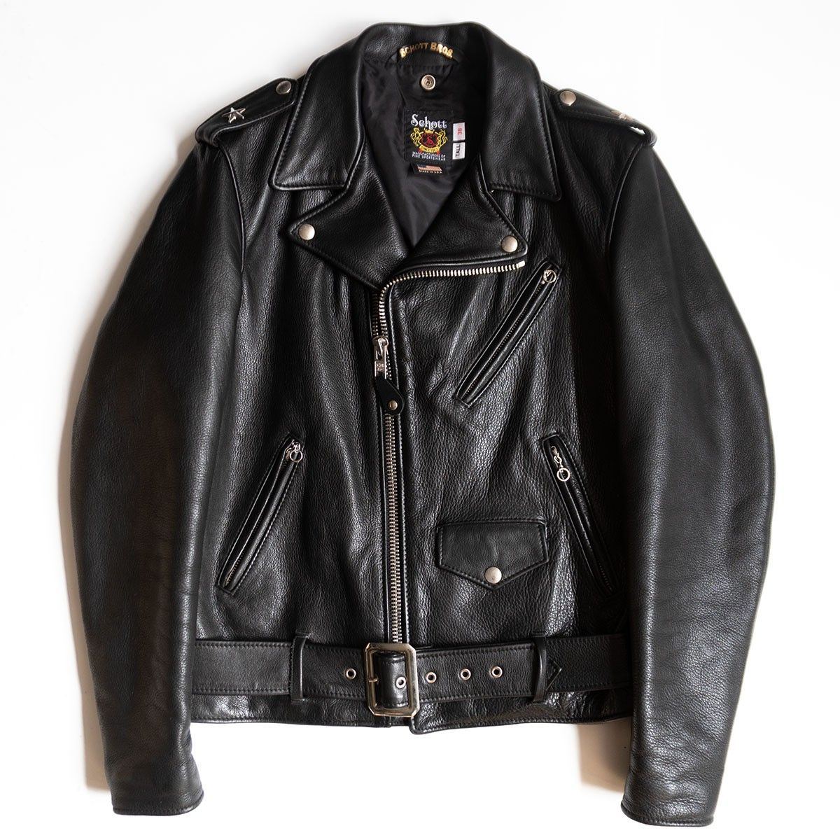 美品】SCHOTT【516UST/ワンスター ダブルライダースジャケット】38 