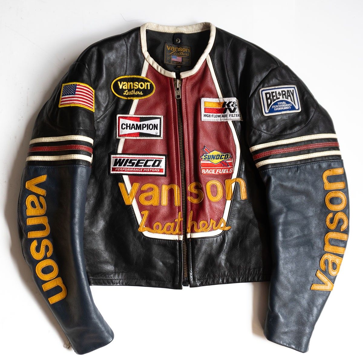 雰囲気抜群】 VANSON 【ONESTAR ワンスター オールレザー ライダース