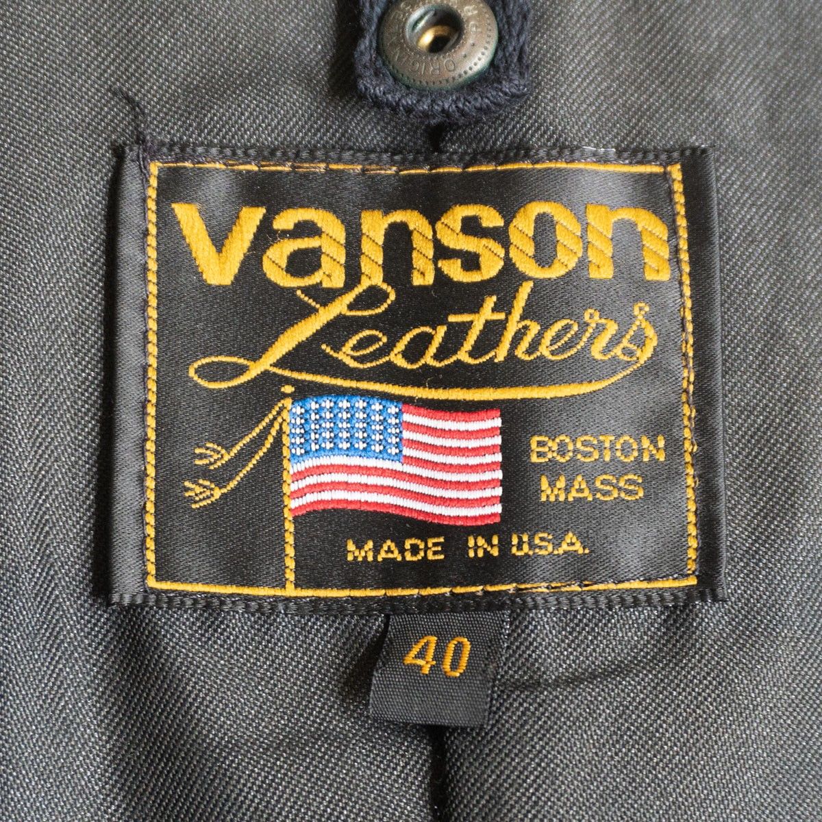 雰囲気抜群】 VANSON 【ONESTAR ワンスター オールレザー ライダース