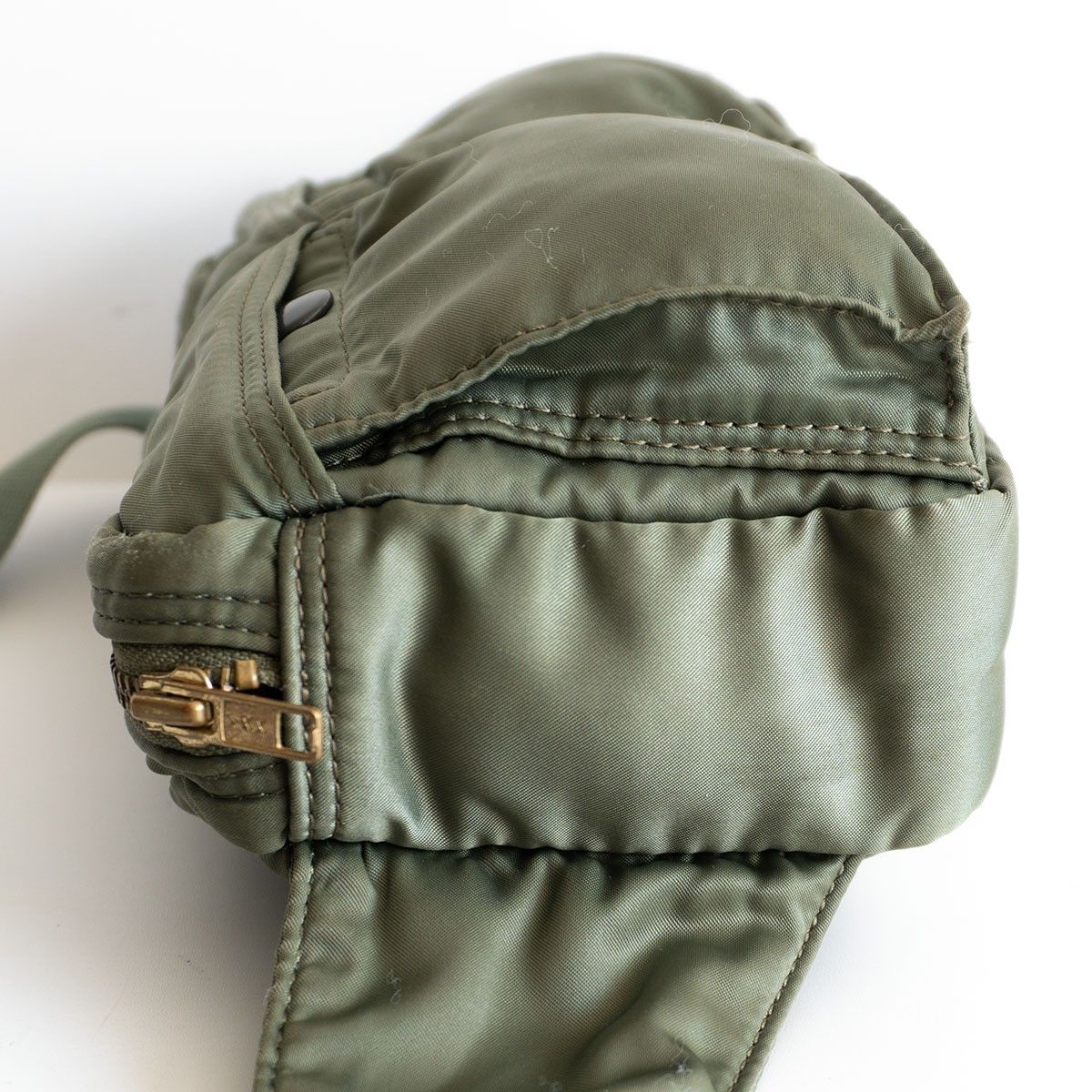 美品】PORTER 【タンカー ナイロン ウエストバッグ】ポーター セージ