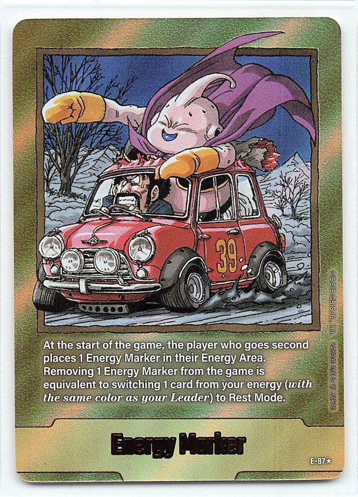 BANDAI SB 02収録 エナジーマーカー 英 単行本表紙三十九巻 金背景 E 87