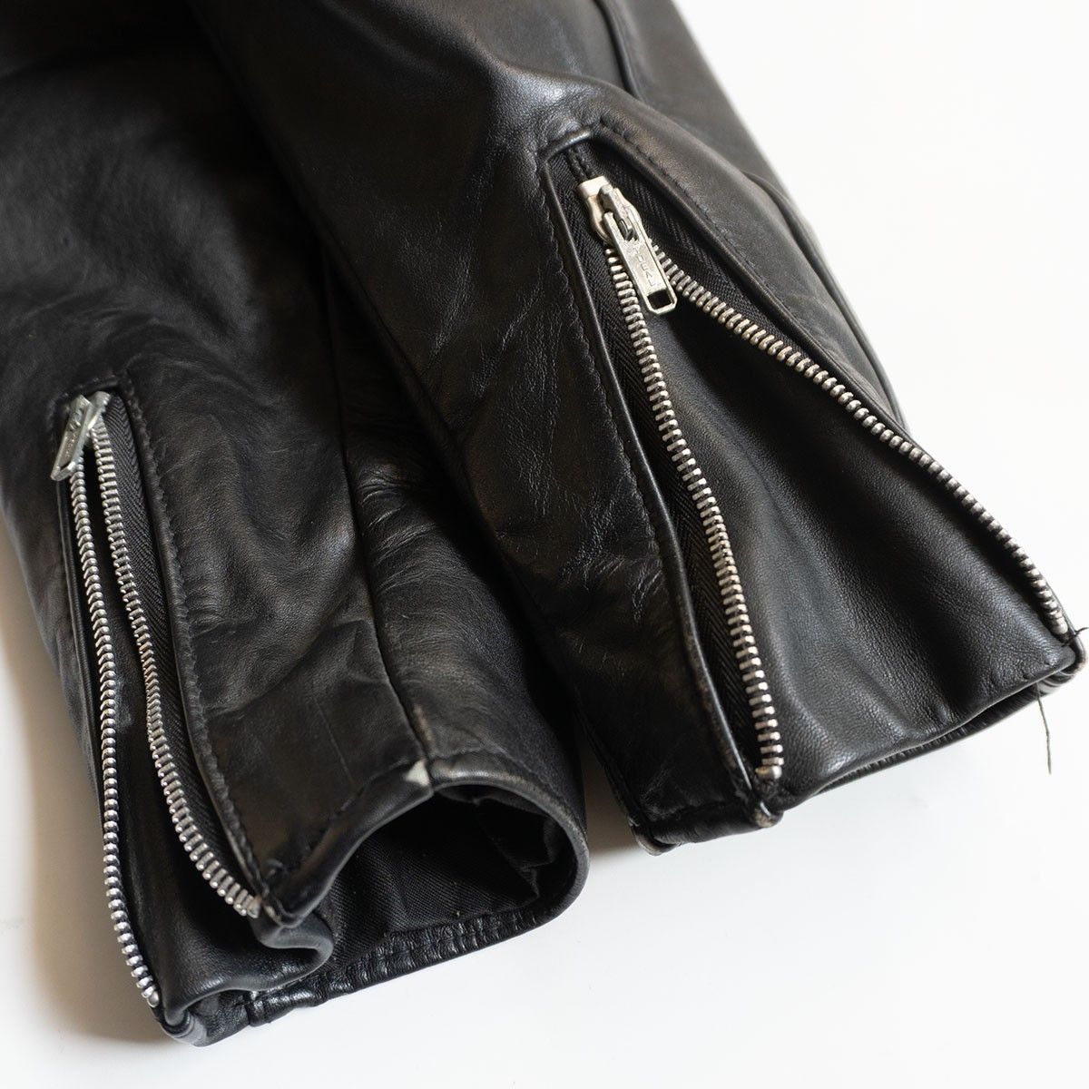 美品】SCHOTT【618/ダブルライダース ジャケット】36 レザー アメリカ