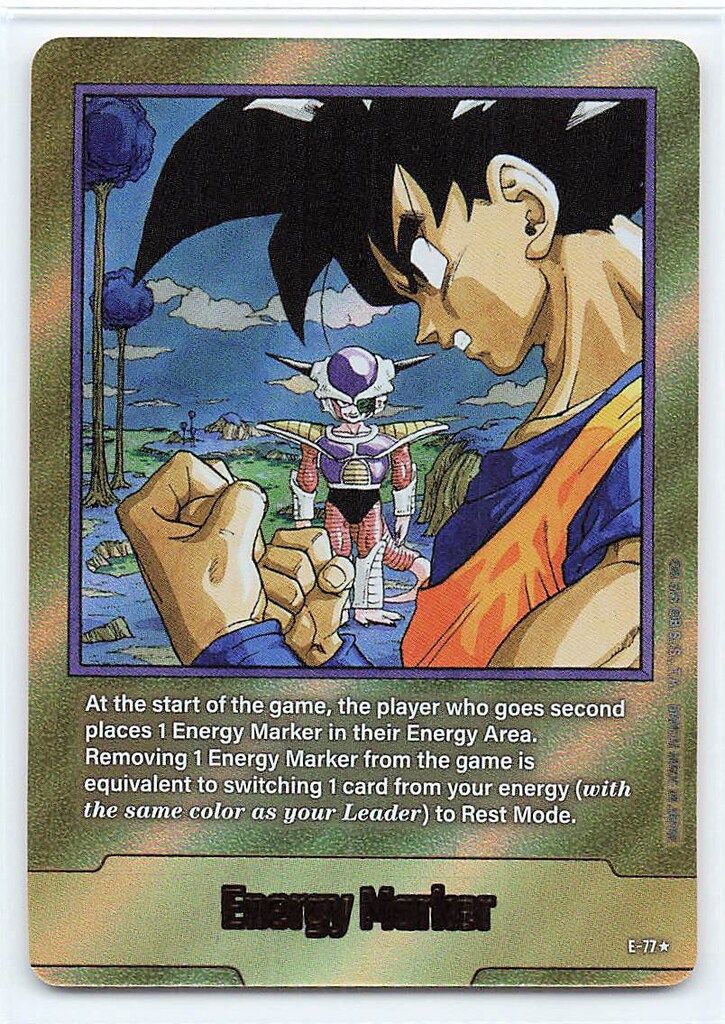 BANDAI SB 02収録 エナジーマーカー 英 単行本表紙二十三巻 金背景 E 77