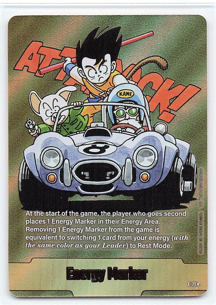 BANDAI SB 02収録 エナジーマーカー 英 単行本表紙八巻 金背景 E 71