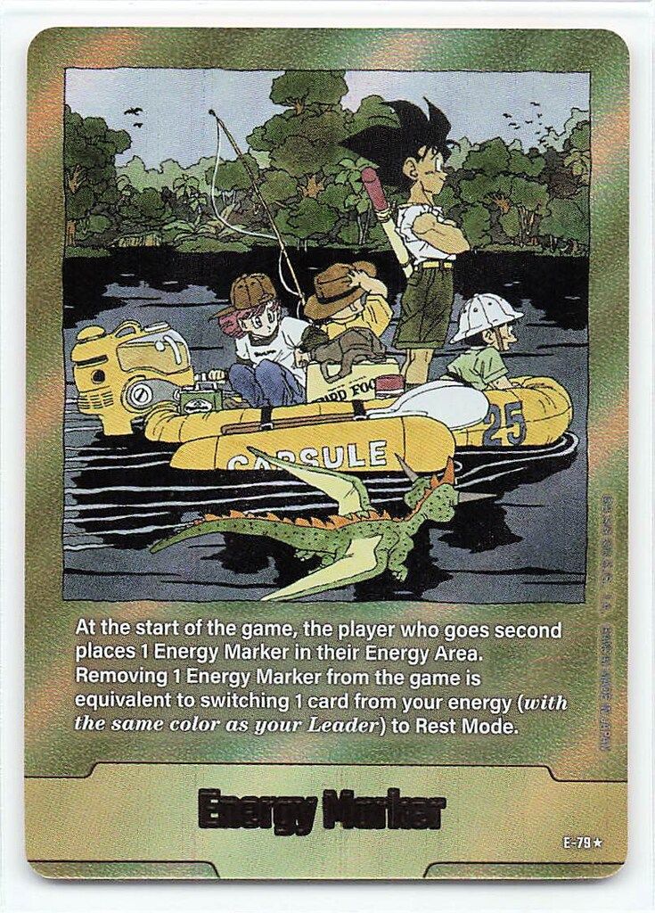 BANDAI SB 02収録 エナジーマーカー 英 単行本表紙二十五巻 金背景 E 79