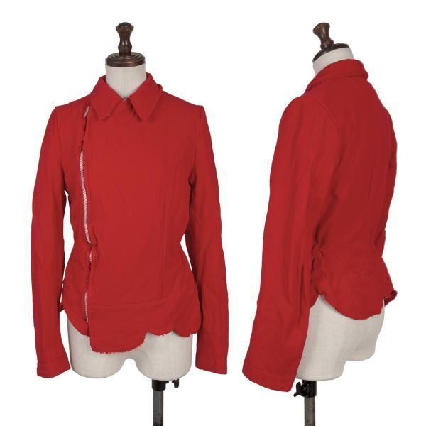 コムデギャルソン　ローブドシャンブルシングルライダースジャケット ローブドシャンブル コムデギャルソンrobe de chambre COMME des