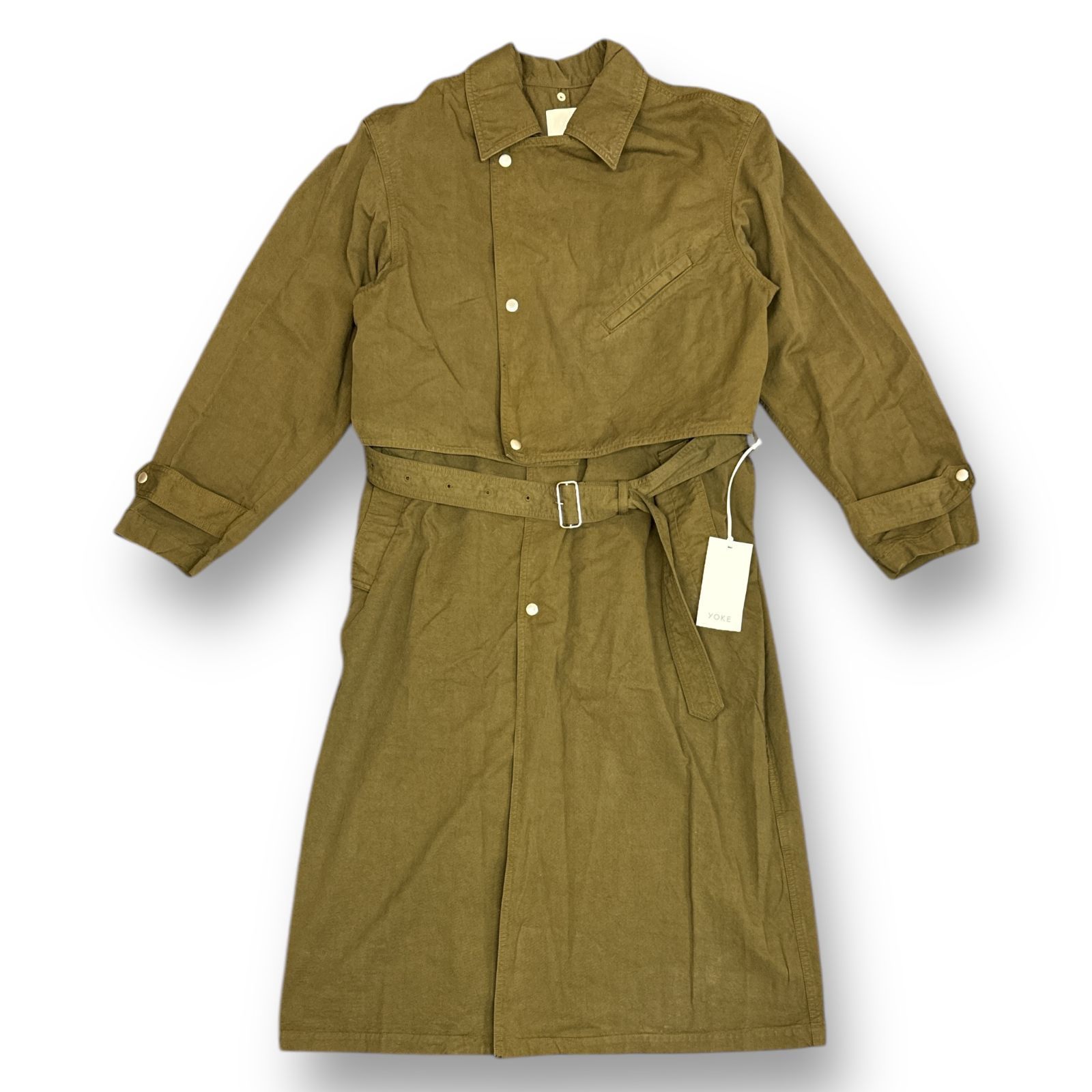 参考上代85800円 未使用 YOKE 23AW Military Coat ミリタリーコート