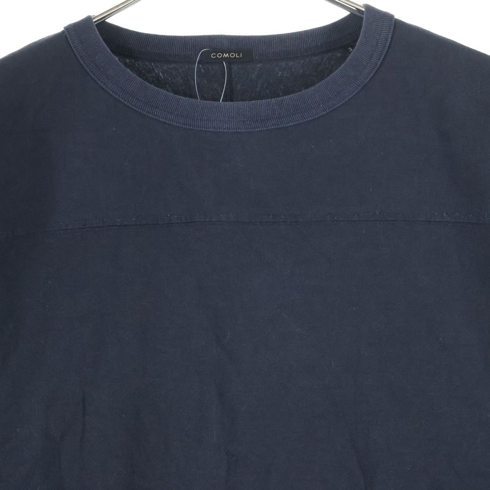 COMOLI (コモリ) 19AW フットボール クルーネック長袖Tシャツ