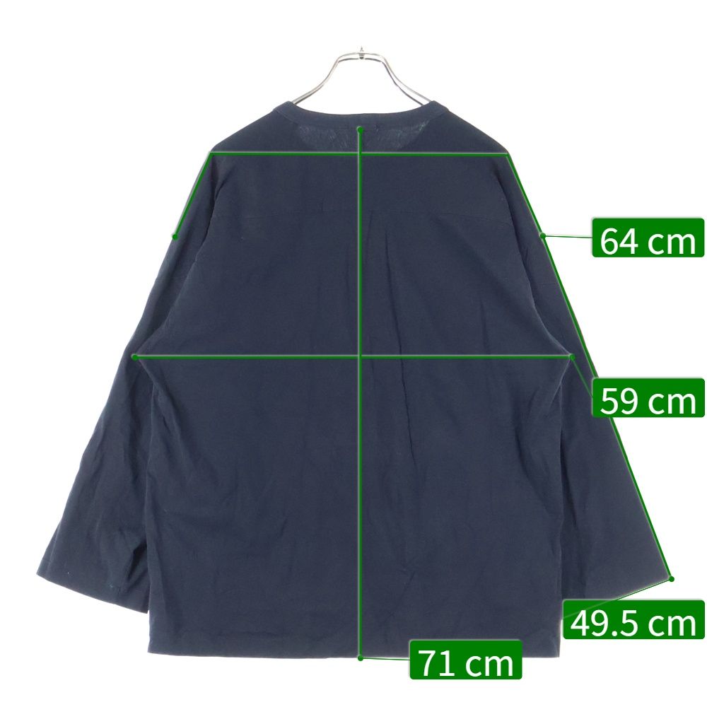 COMOLI (コモリ) 19AW フットボール クルーネック長袖Tシャツ