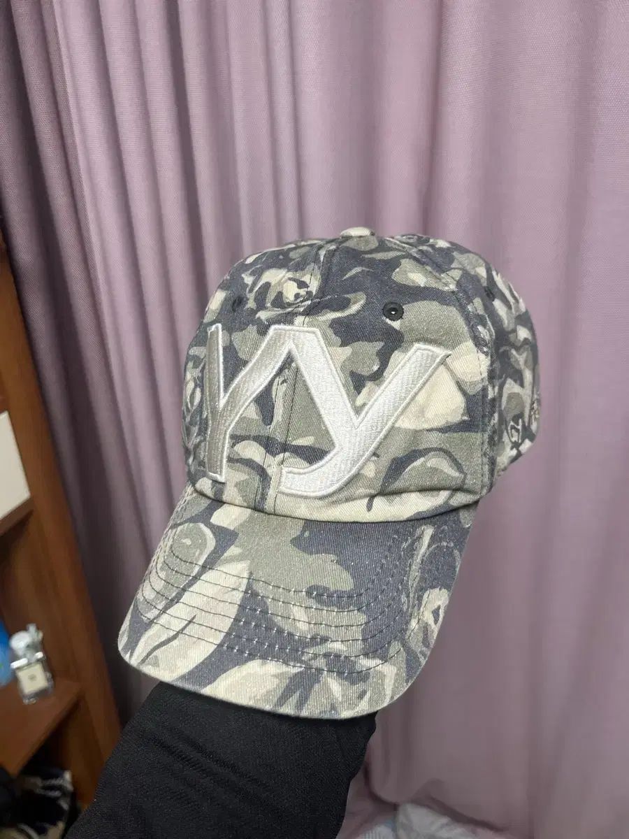 オープンワイワイ カモフラ キャップ カーキ