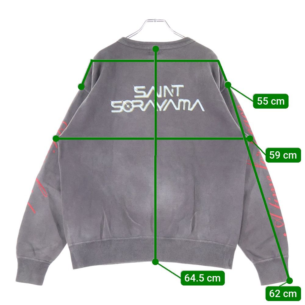 SAINT MICHAEL (セントマイケル) 22SS ×空山基 SWEAT SHIRT / SORAYAMA