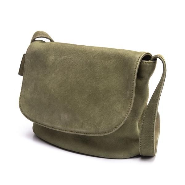 コーチCOACH レザーフラップショルダーバッグ カーキ 【公式通販】