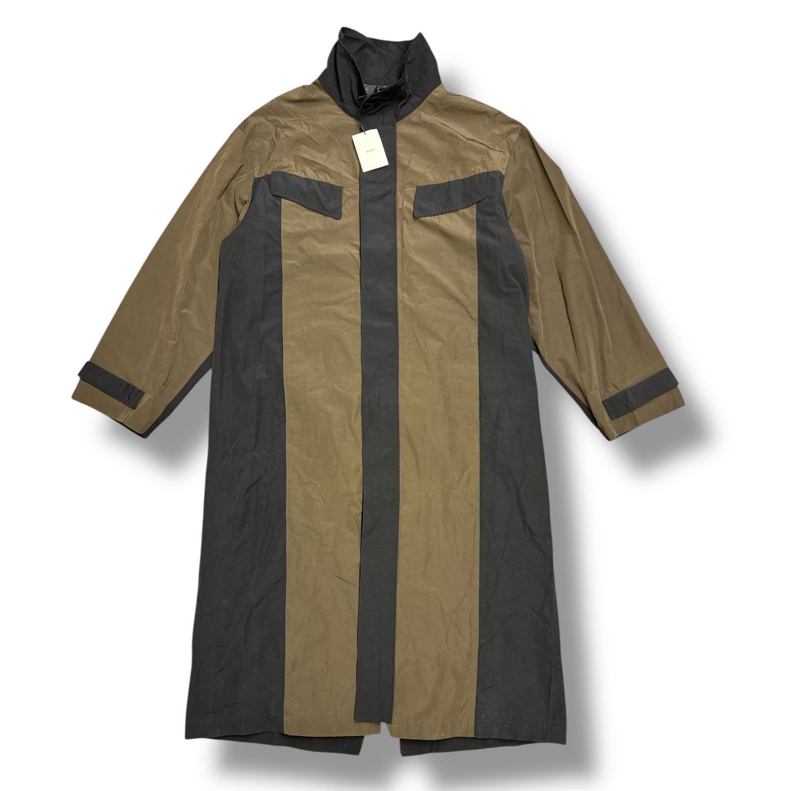 参考上代101200円 ♥ stein ssstein MAXI LENGTH STAND COLLAR COAT マキシレングススタンドカラーコート シュタイン ST 611 ミリタリーカーキ S 92916 A 5