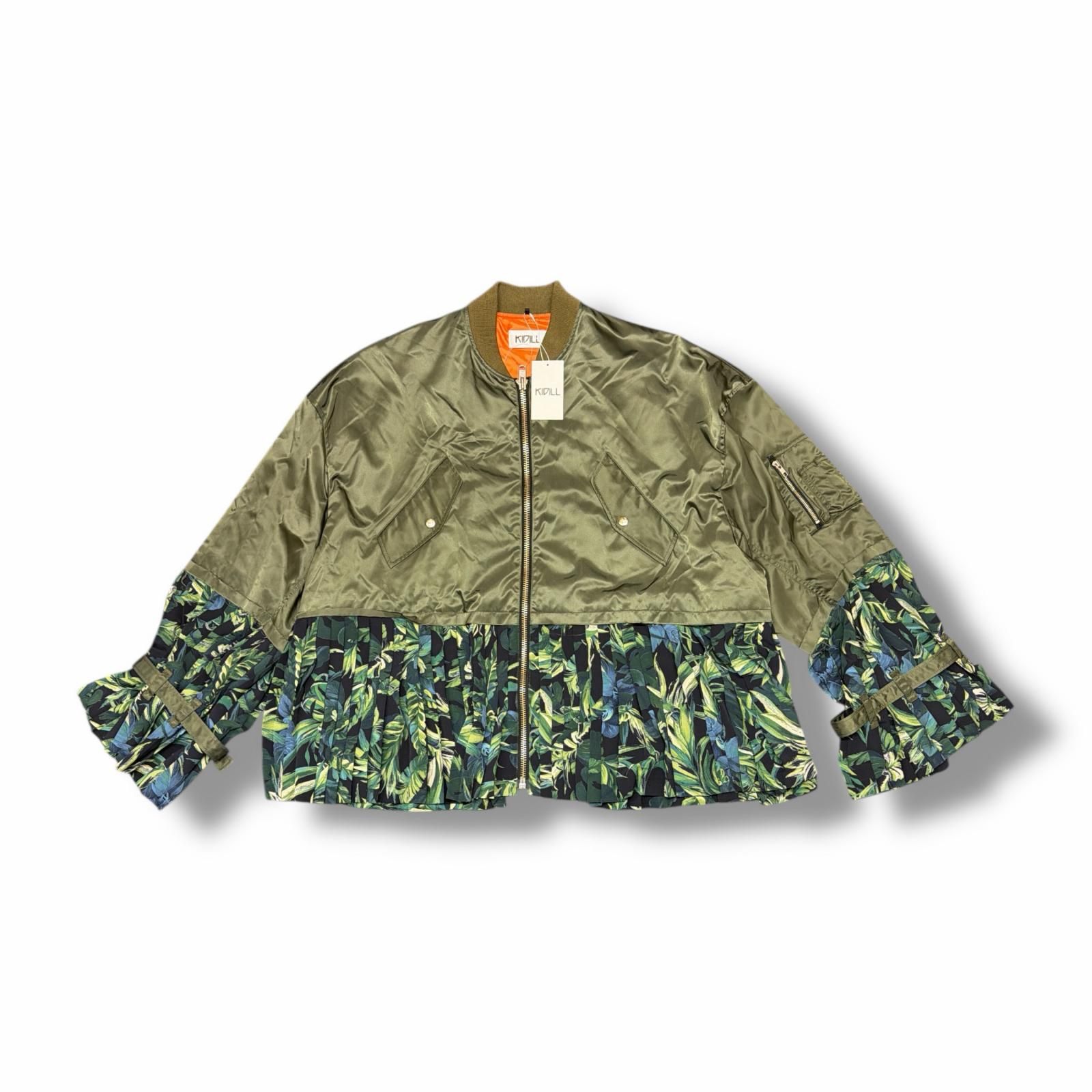 参考上代89100円 未使用 KIDILL 24SS PLEATED MA-1 JACKET プリーツ