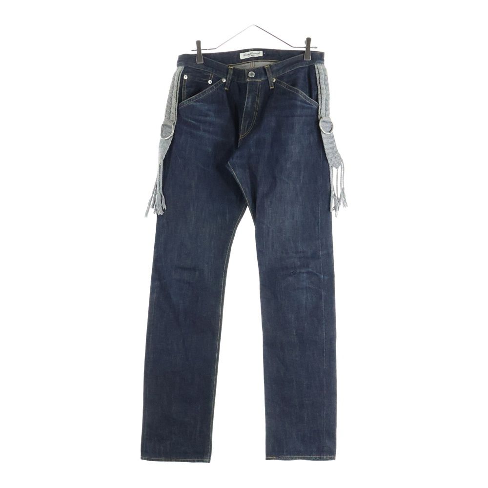 UNDERCOVER ISM アンダーカバーイズム 08AW FOR REBELS A summer madness期 サイドフリンジ付き セルヴィッチ デニムパンツ インディゴ A4521 UNDERCOVER ISM (アンダーカバーイズム) 08AW FOR REBELS A summer
