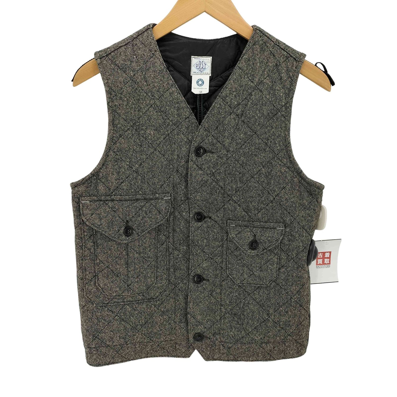 ポストオーバーオールズ POST OVERALLS USA製 CRUZER VEST クルーザー
