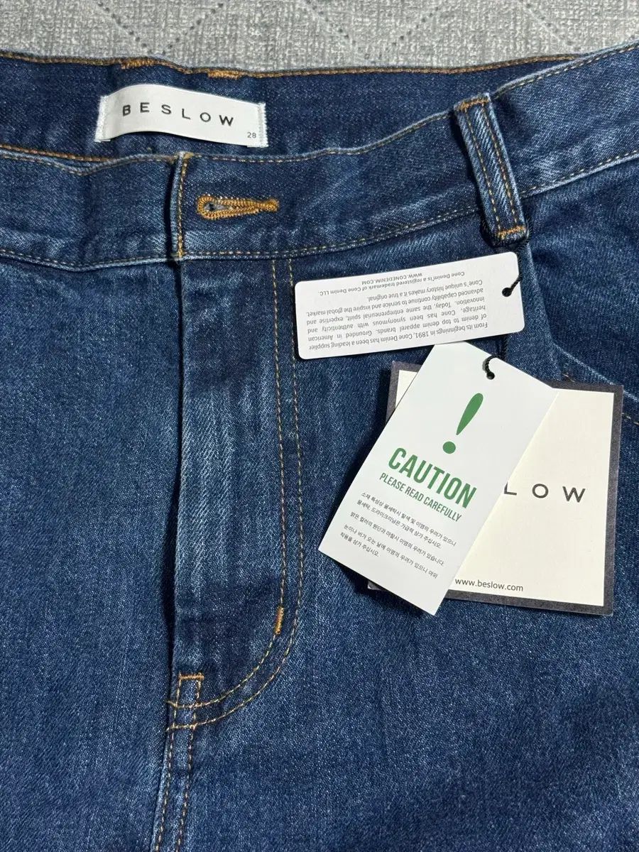 ビースロー デニム ズボン CONE MILL DEEP ONE TUCK JEAN