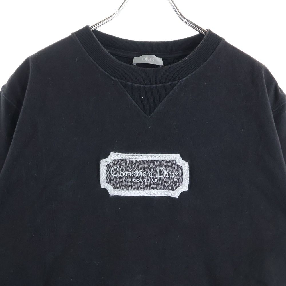 DIOR (ディオール) 23AW クチュールロゴ刺繍 半袖Tシャツ カットソー