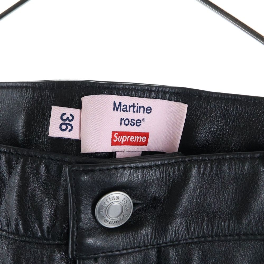 SUPREME (シュプリーム) 24AW ×Martine Rose Leather Pant マーティン