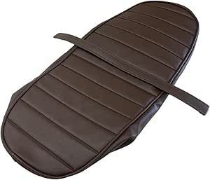 ホンダ CB 400 SS NC 41 2002 2008 設計 シートカバー 日本製 厚手生地 生地色 座面 茶タックロール パイピング茶 タンデムベルト付き 張替タイプ