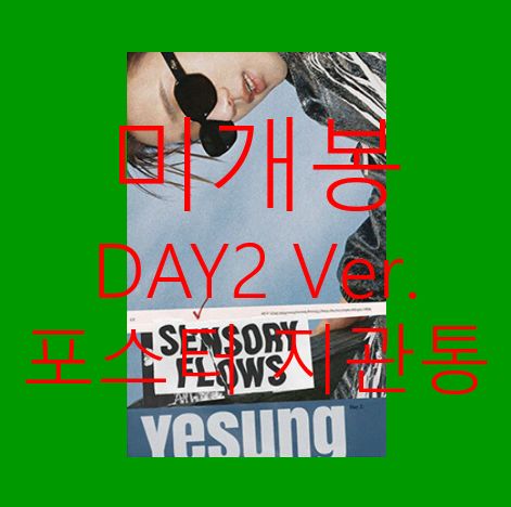 イェソン YESUNG ー Sensory Flows DAY 2 ポスター付属 CD