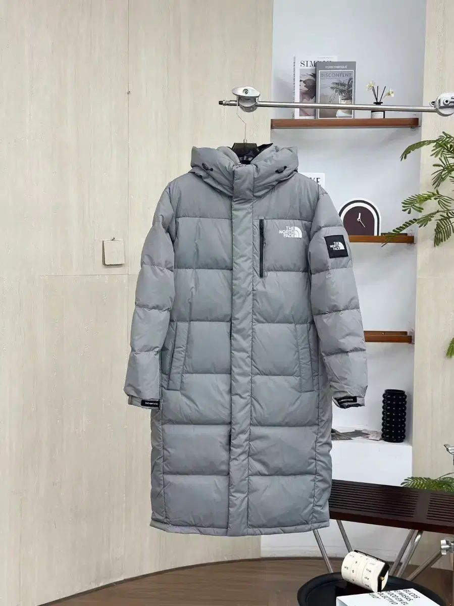 THE NORTH FACE ザノースフェイス ロング丈ダウンジャケット グレー
