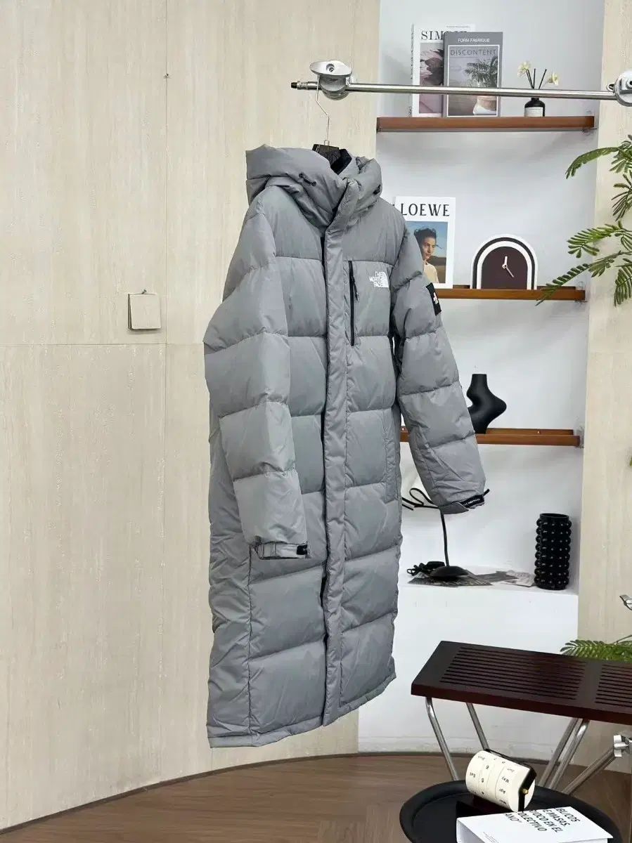 THE NORTH FACE ザノースフェイス ロング丈ダウンジャケット グレー