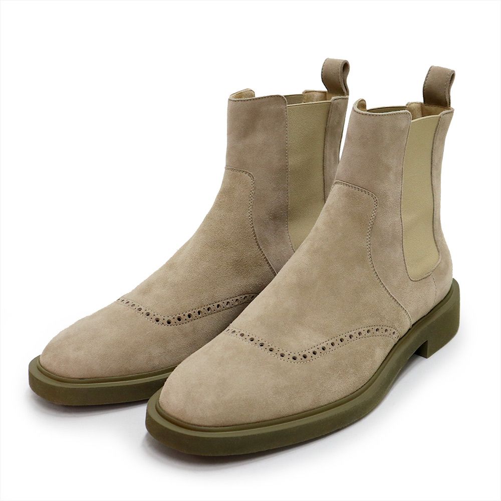 HERMES エルメス ショートブーツ ブーティ スエード サイドゴア エルメス サイドゴアブーツ ショート 靴 43 28cm スウェード ヴォー