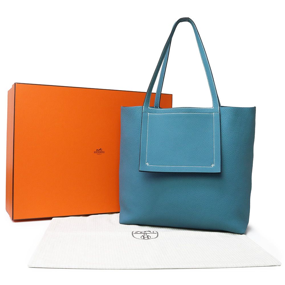 エルメス カバセリエ 46 トートバッグ トリヨンクレマンス レザー