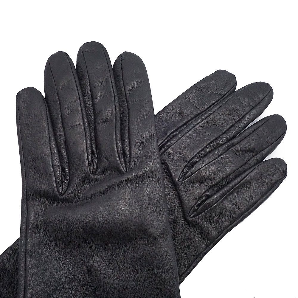 エルメス ケリー ソヤ 手袋 グローブ #8 ラムスキン レザー ノワール