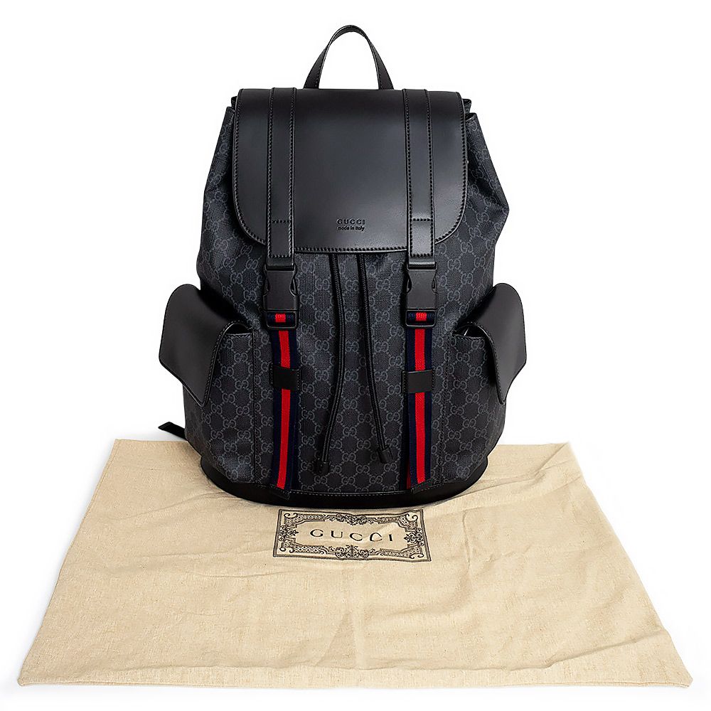 【専用品】GUCCI 495563 グッチ リュック ソフトGGスプ グッチ 495563 ソフト GGスプリーム キャンバス バックパック リュック