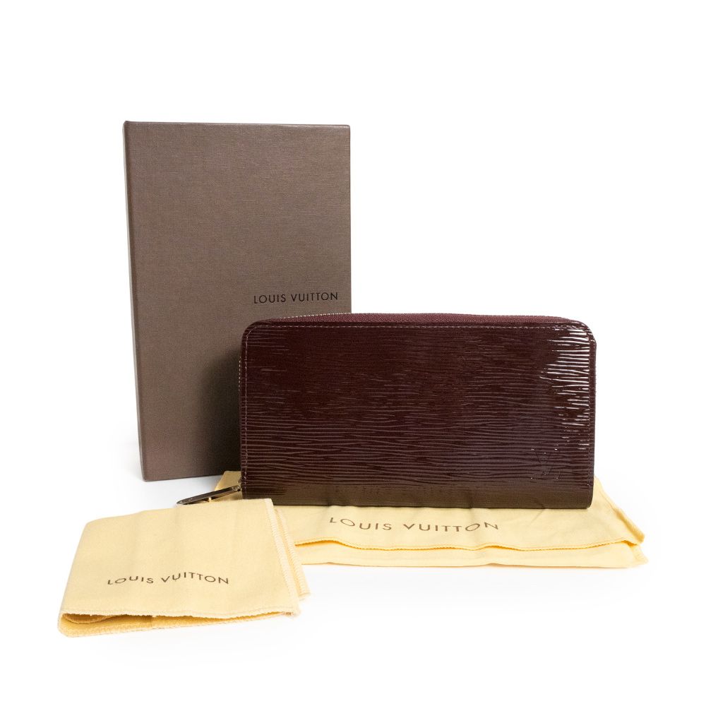 ルイ ヴィトン M 60314 ジッピー ウォレット 長財布 エピエレクトリック レザー プルンニュエレクトリック シルバー金具 LOUIS VUITTON ♥保管品