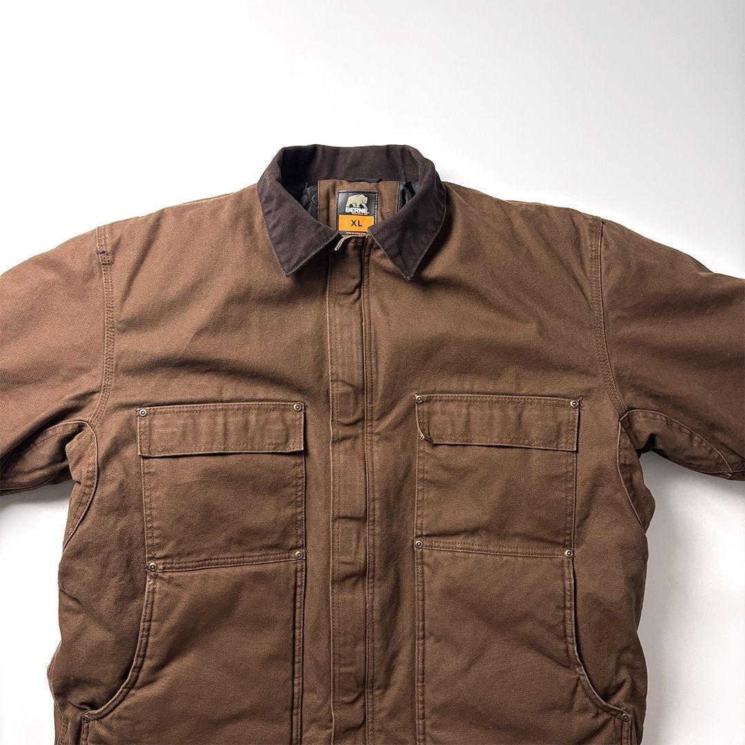 デッドストック BERNE ダックジャケット トラディショナルコート 古着