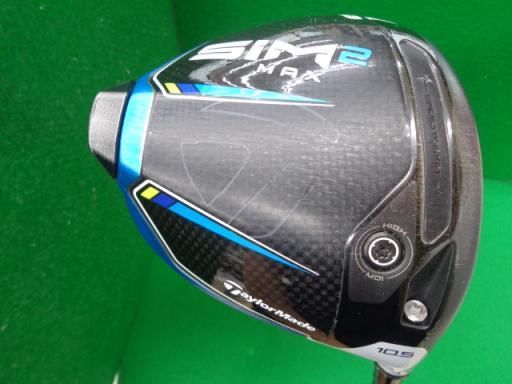 中古】 テーラーメイド SIM2 MAX 10.5° ドライバー DR TENSEI BLUE