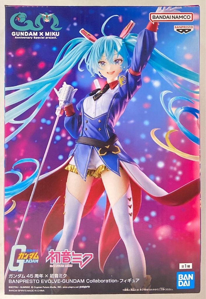 BANDAI SPIRITS BANPRESTO EVOLVE ガンダム45周年×初音ミク GUNDAM