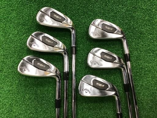 中古】 キャロウェイ ROGUE ST PRO 6S アイアンセット IR Dynamic Gold