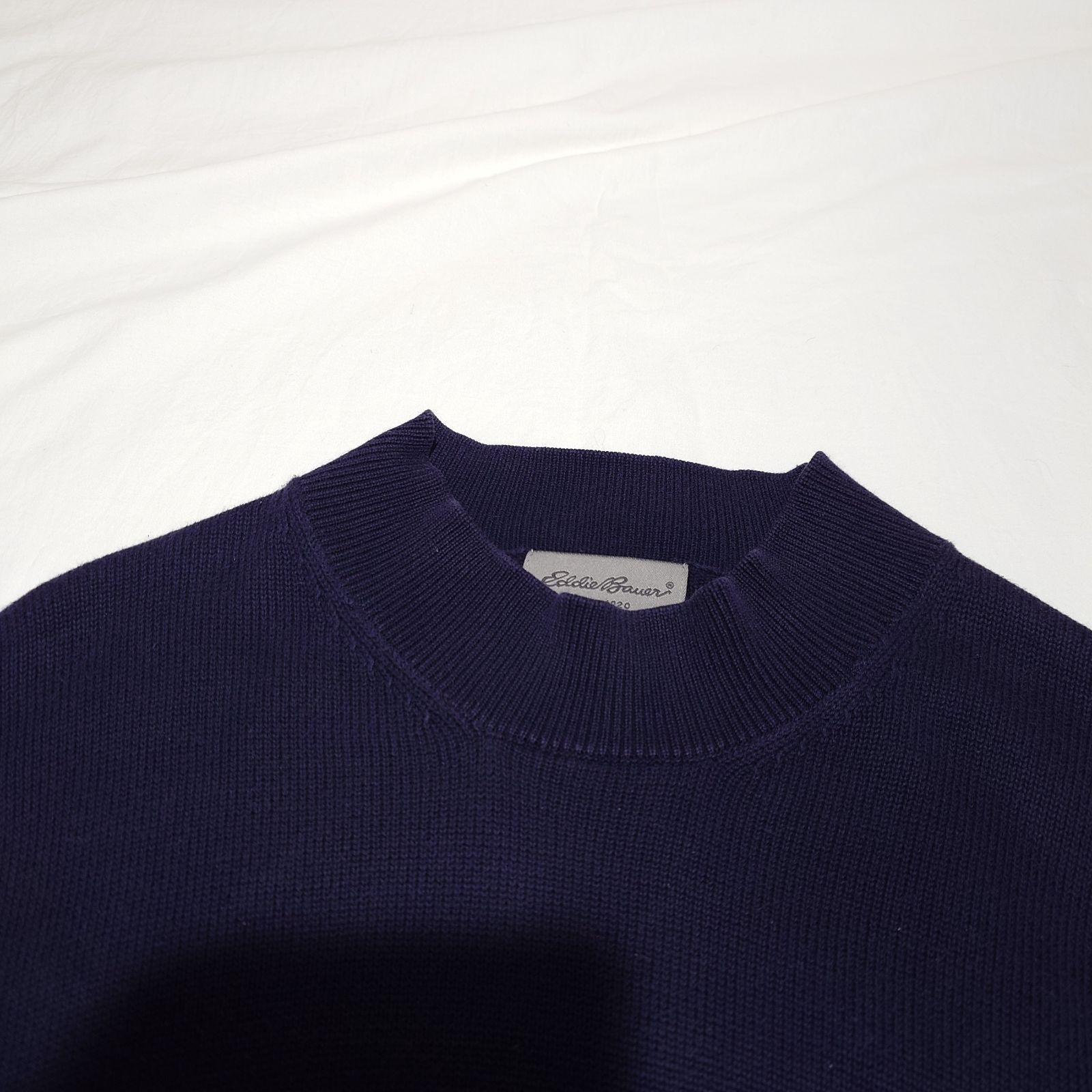 00s】Eddie Bauer エディーバウアー コットンニット モックネック