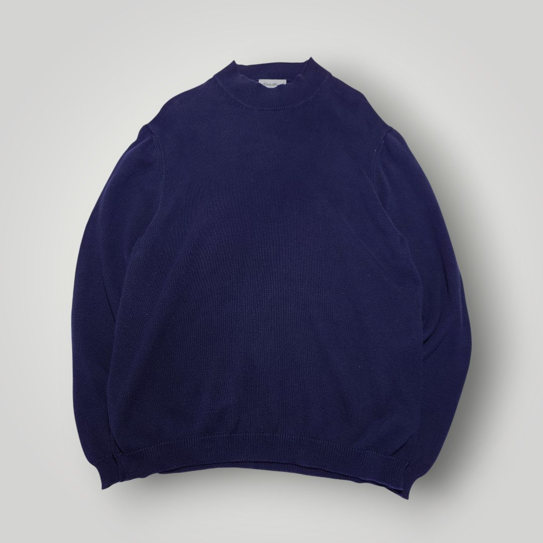 00s】Eddie Bauer エディーバウアー コットンニット モックネック